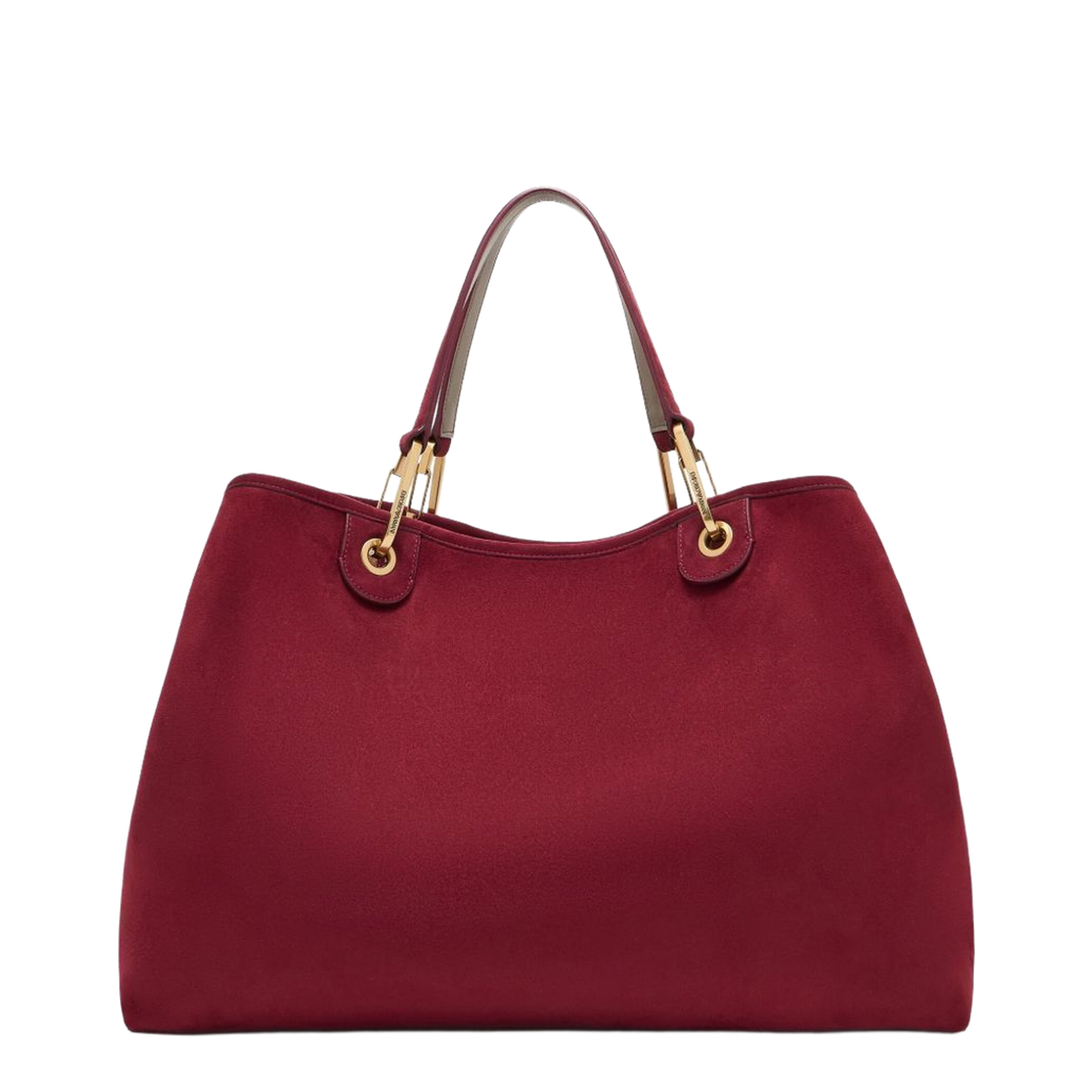 Faux Suede Large Shopper Bag