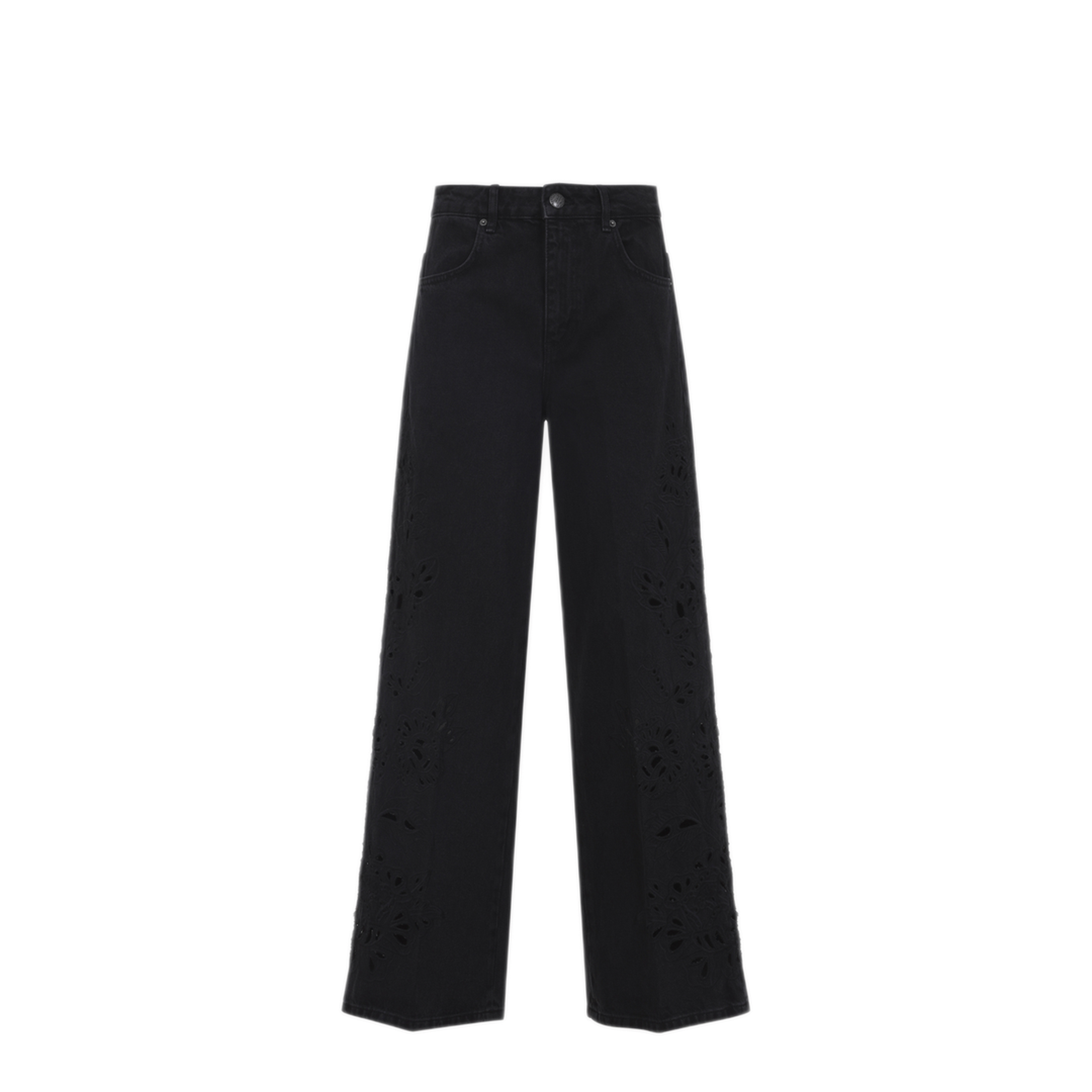 MAYFEYR - Farm Rio - Richilieu Black Cotton Jeans - 344820L0034