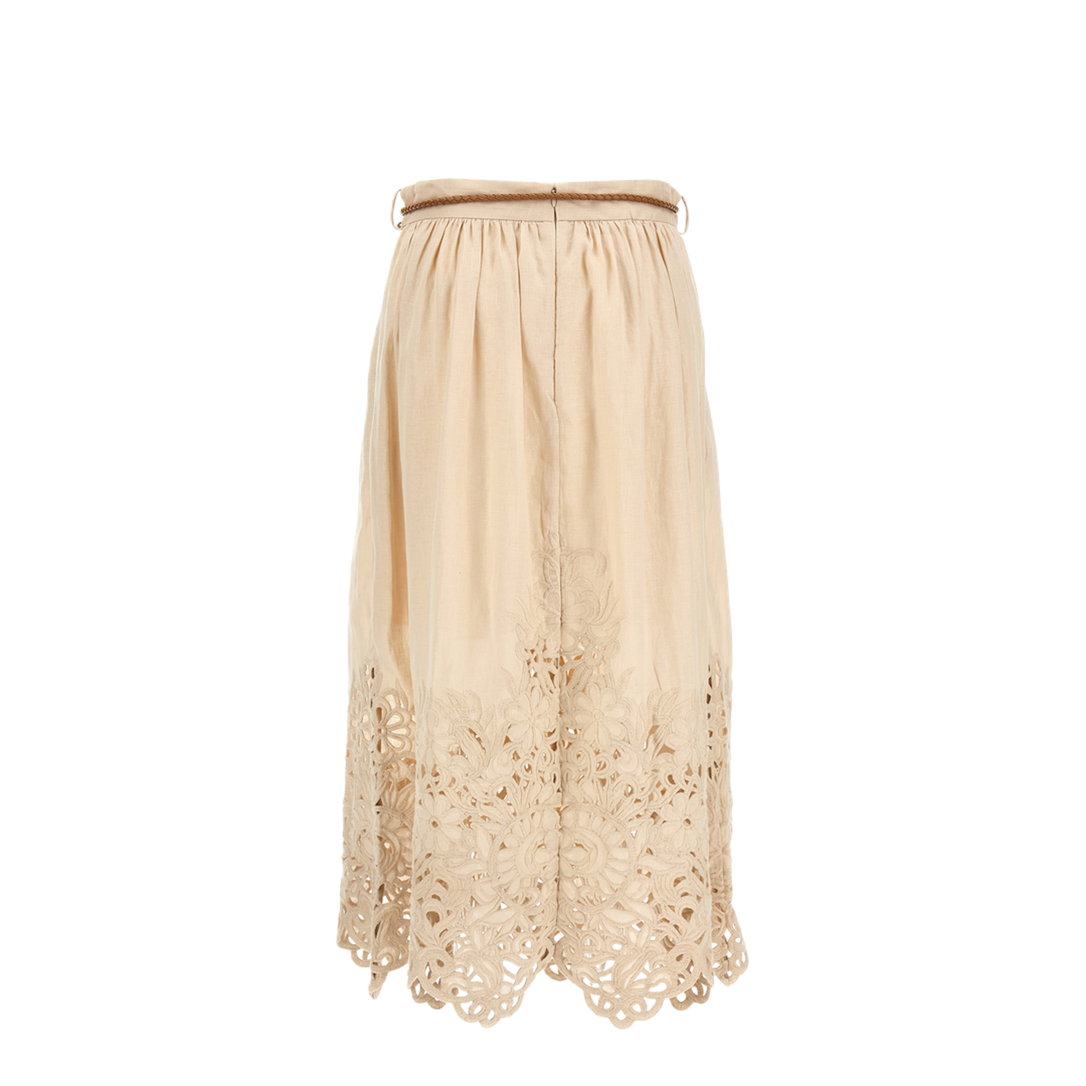 Wylie Embroidered Midi Skirts