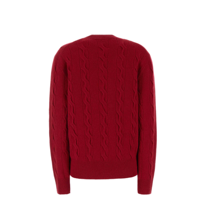 MAYFEYR - Ami Paris - Wool Sweater Red - UKS880KN0189A186