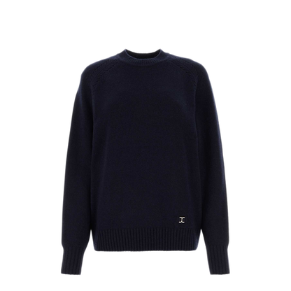 MAYFEYR - Chloè - Midnight Blue Cashmere Blend Sweater - CHC24SMP2350148A