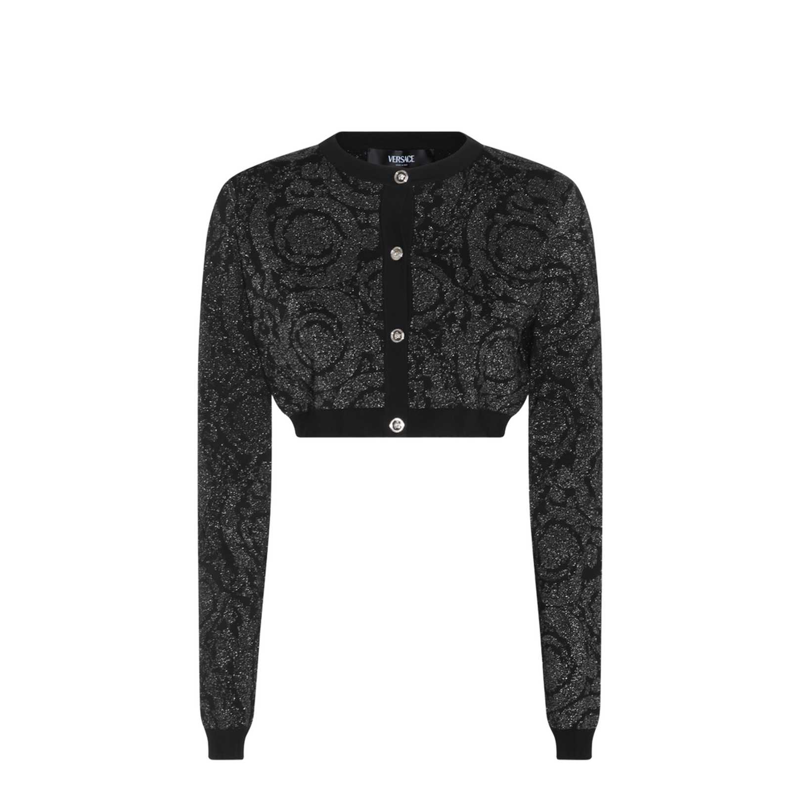 Black Viscose Blend Cardigan