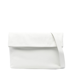 Sofia Medium Leather Tote Bag - White
