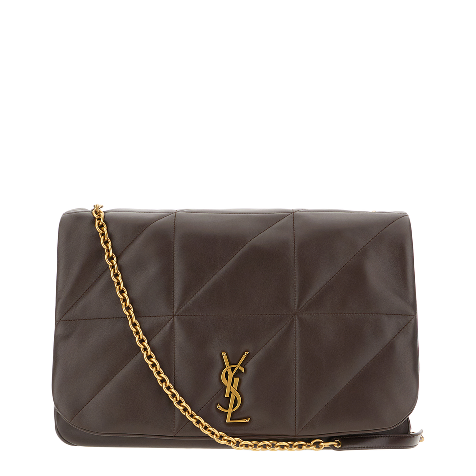 Jamie Lambskin Shoulder Bags - Brown