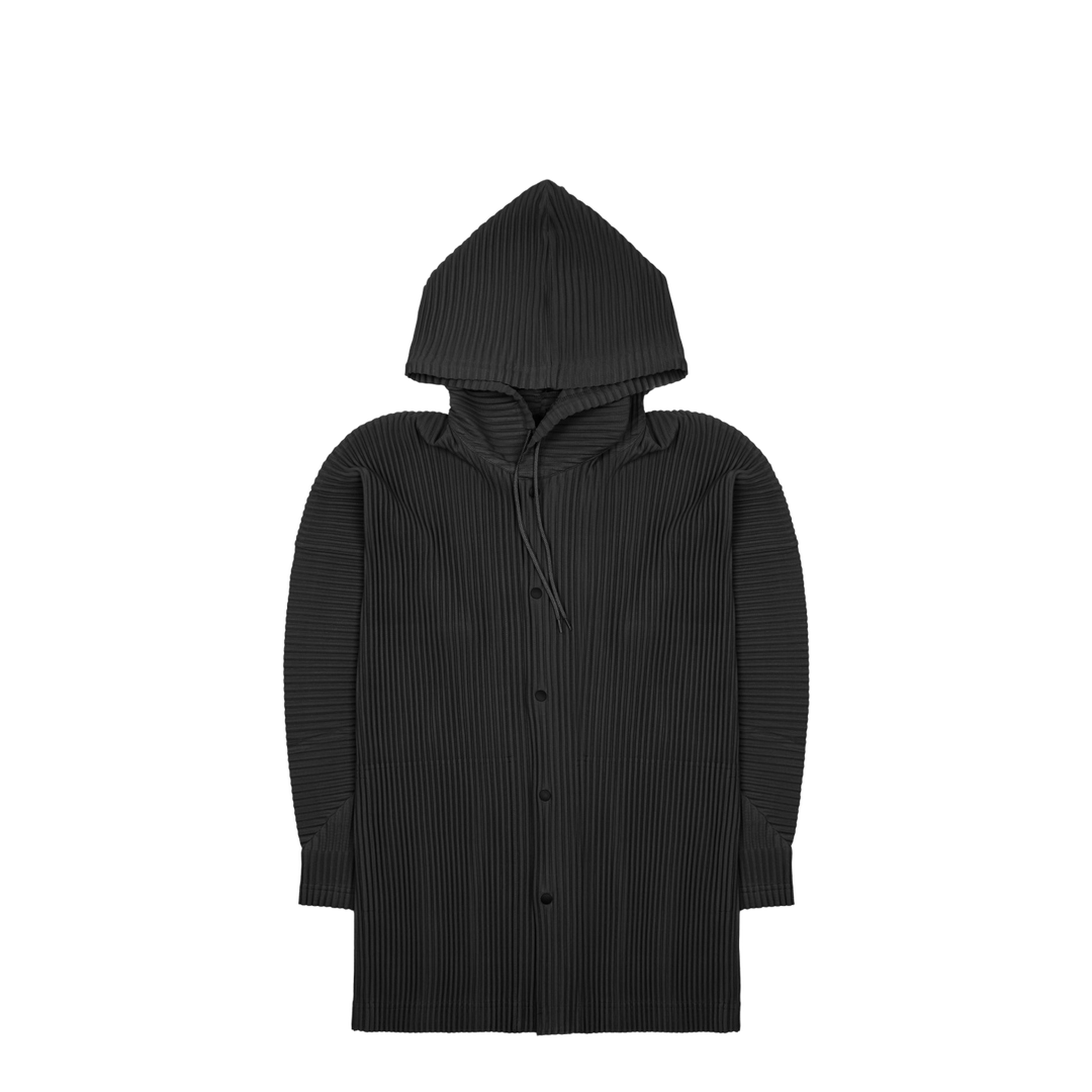 Pleated Sweatshirt with Buttons