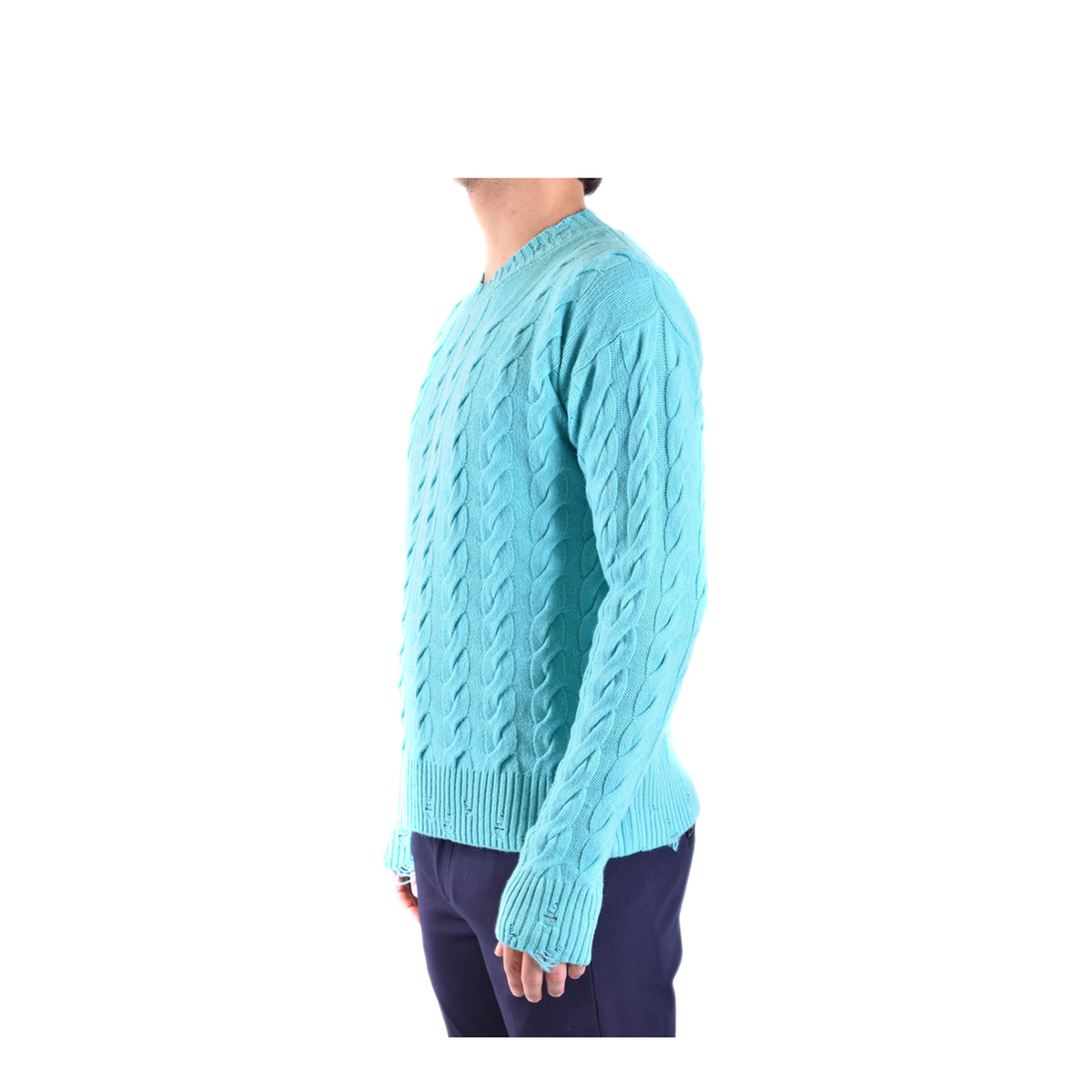 MAYFEYR - LANEUS - Sky Merino Cashmere Sweater - MGU748TIFFANY