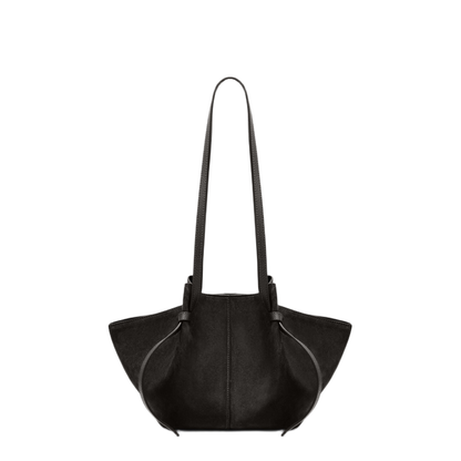 MAYFEYR - Yuzefi - Mochi Bag In Ganache Suede Leather - MOCHISUEGA