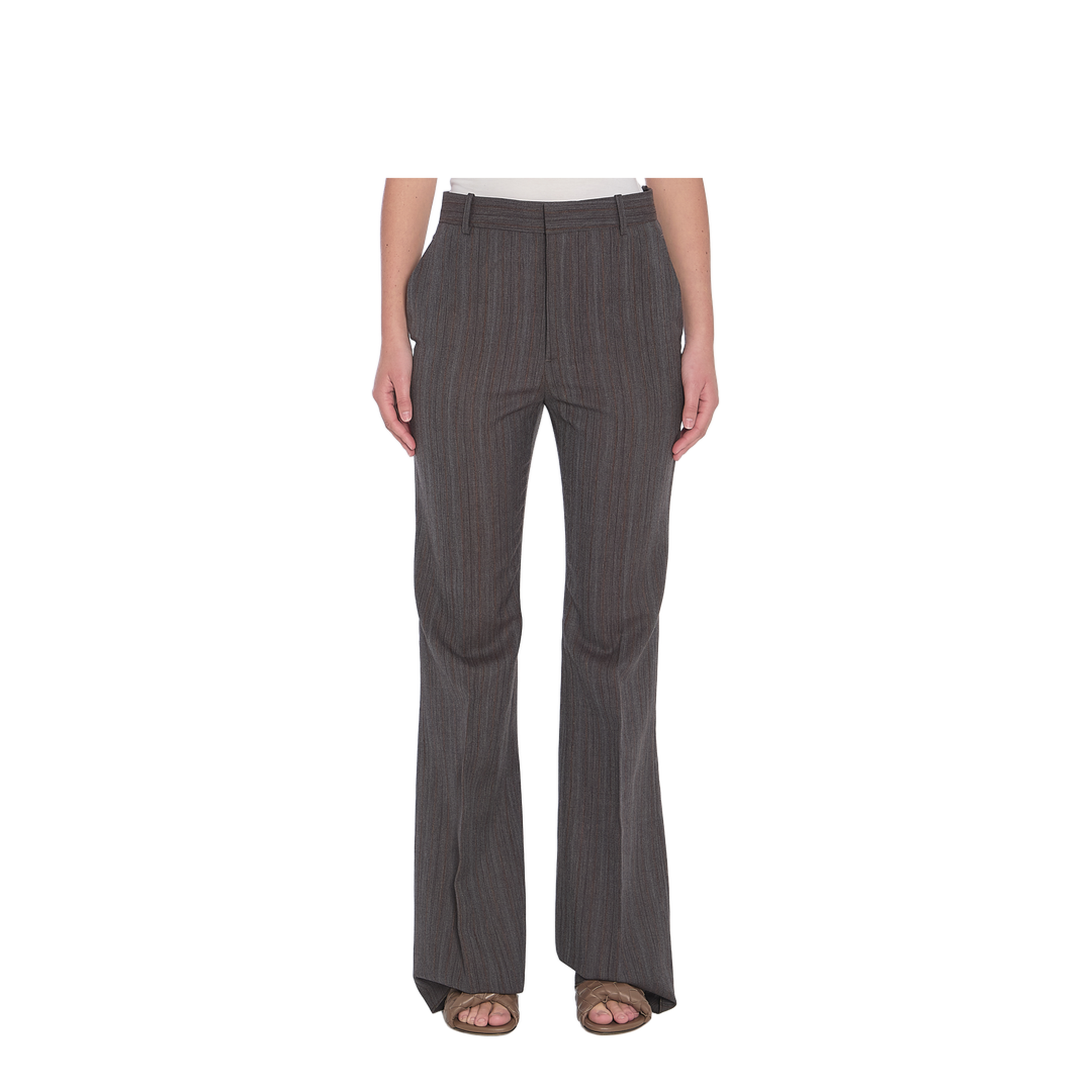 MAYFEYR - Bottega Veneta - Wool Trousers With Thin Stripes - 820099V5C501152