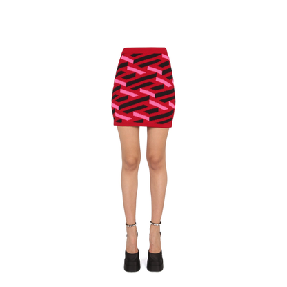 LA GRECA KNIT SKIRT