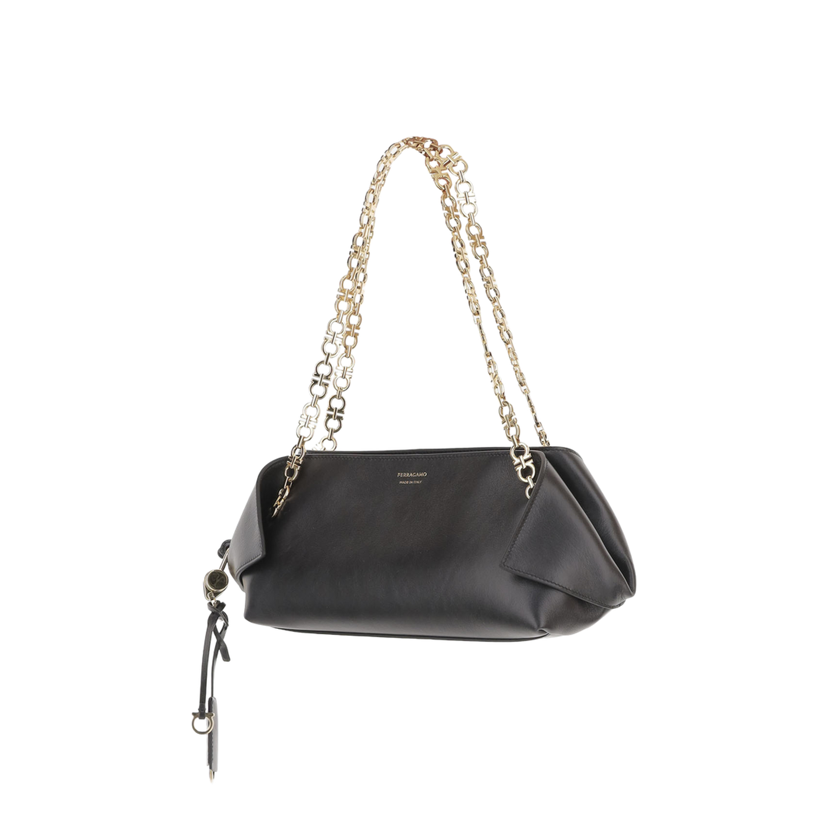 Shoulder Bag in Calfskin Leather