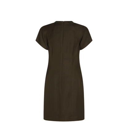 Brown Viscose Blend Dress