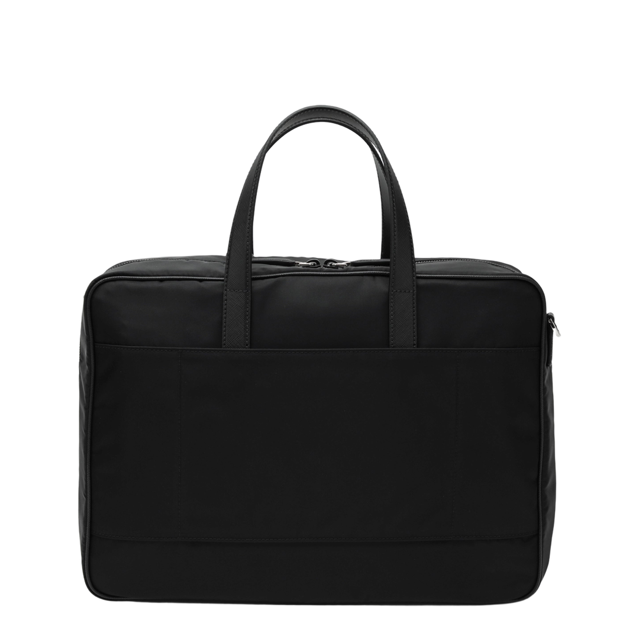 MAYFEYR - Prada - Black Re-Nylon And Saffiano Work Bag - 2VE029OOO2DMHF0002