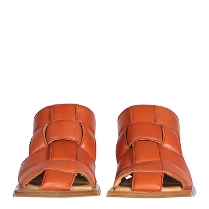 MAYFEYR - MIISTA - Mule Mayte Brick Sandals - MI3729BROWN