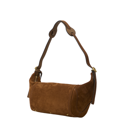 Paddington Suede Calfskin Crossbody - Vintage Brown
