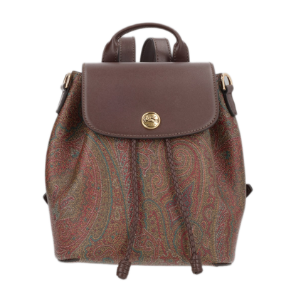 Essential S Arnica Small Jacquard Backpack - Brown