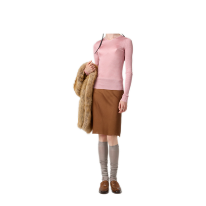 MAYFEYR - Miu Miu - Scollo V Silk Ribs F.21 - MML01BSOOO18BQF0638