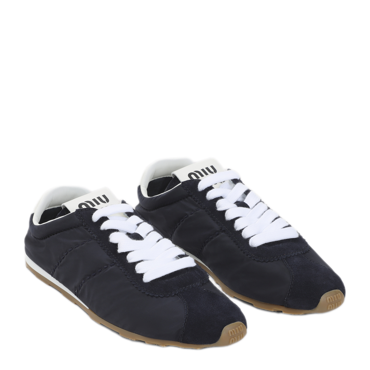 MAYFEYR - Miu Miu - Blue Polyamide Sneakers - 5E114EFD005D7CF0008