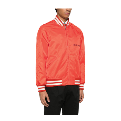 Chez Valentino-Print Bomber Jacket