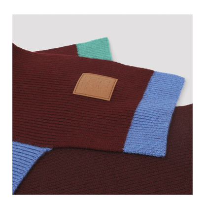 MAYFEYR - Loewe - 30X178 Asymmetric Wool Scarf - FSA8S3SK016654
