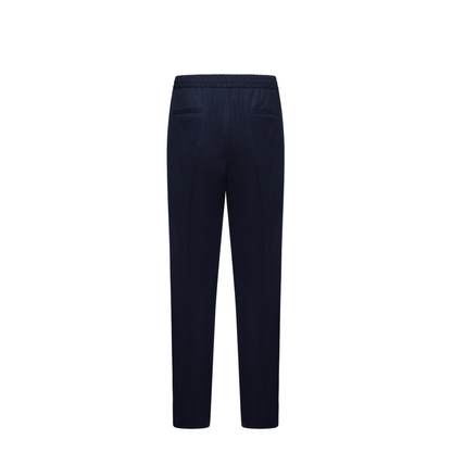 Leisure Fit Trousers Wool Navy