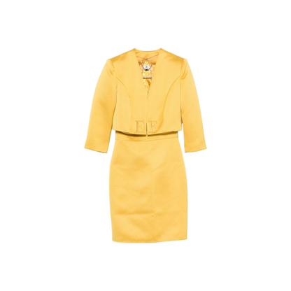 MAYFEYR - Elisabetta Franchi - Dresses Yellow - TB00161E2EV4