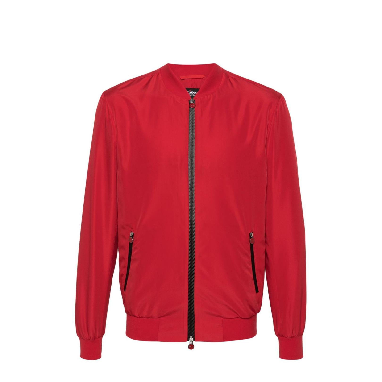 Kiton Coats Red