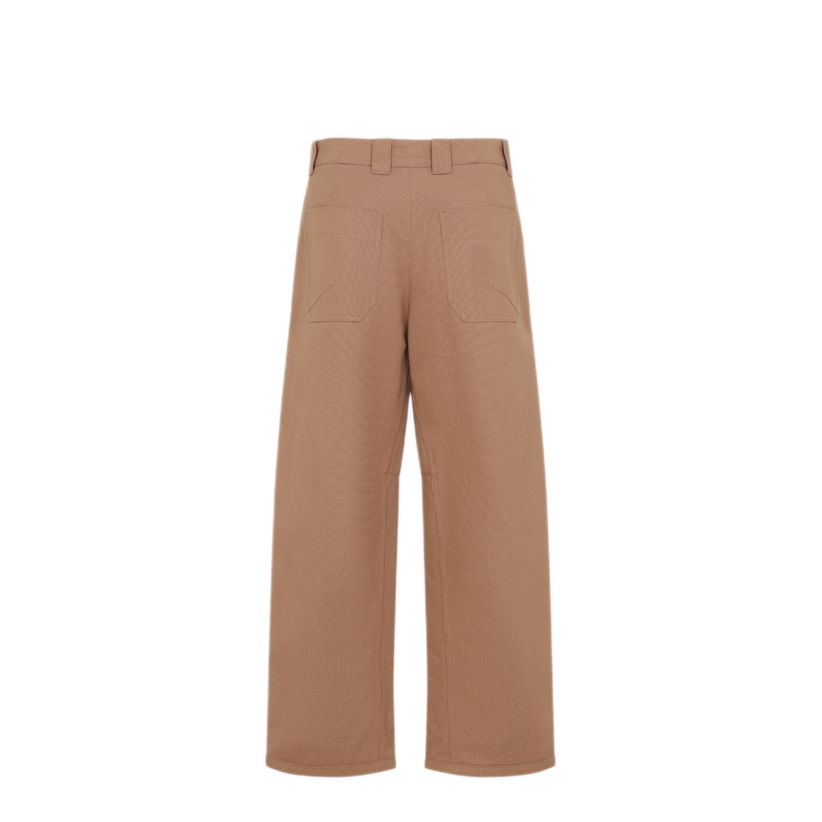 Barrel-Leg Pants In Cotton Canvas