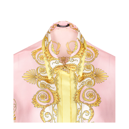 Shirt Silk Twill Print Spring Barocco Foulard