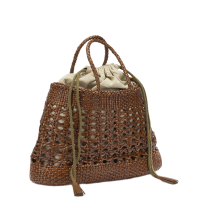 MAYFEYR - Dragon Diffusion - Santa Cano Medium Handbag - 8881TAN