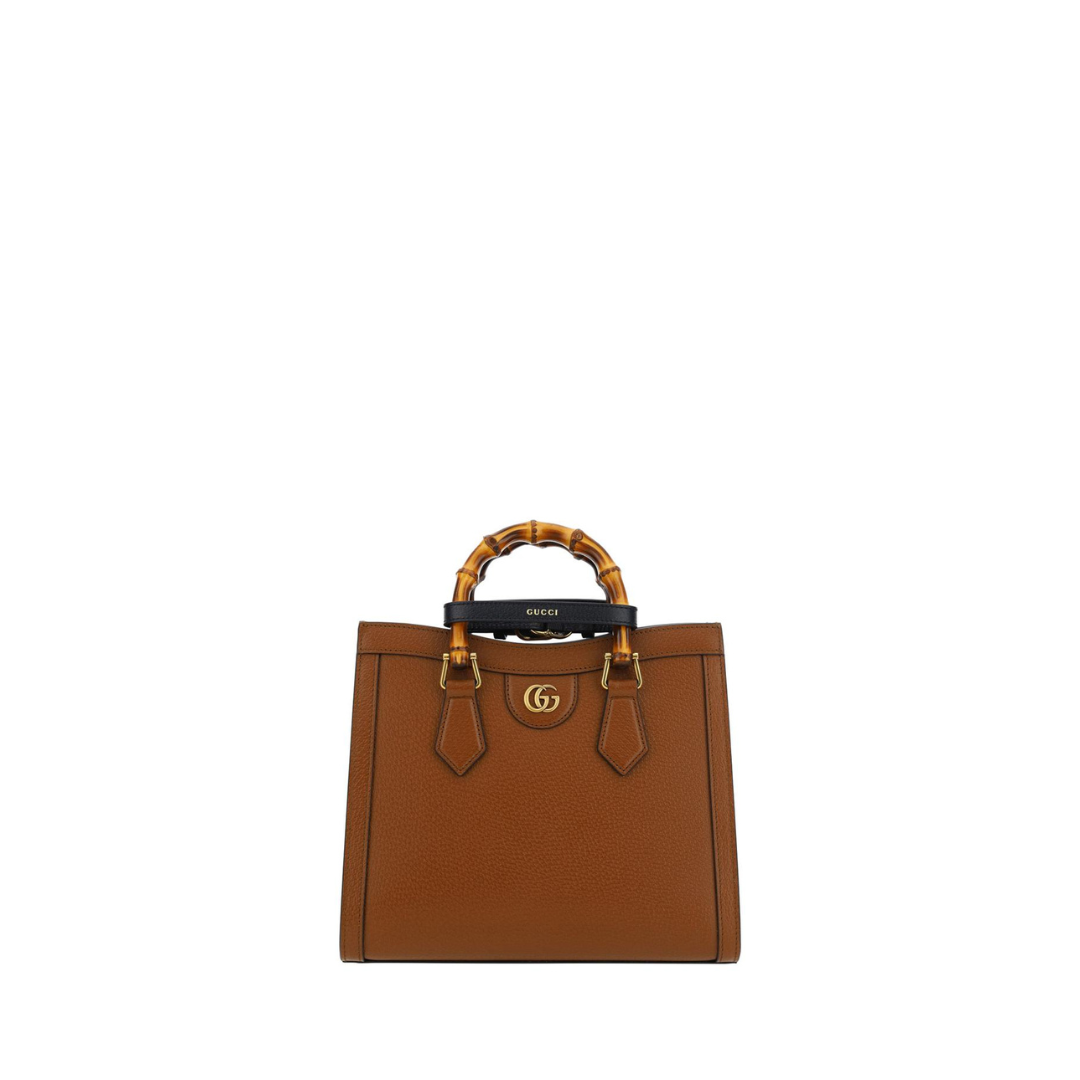 Diana Small Tote Bag Brown --2185