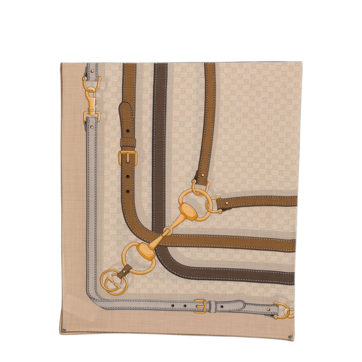 MAYFEYR - Gucci - Beige Gg Supreme Pattern Scarf - A007EB3GARI9700