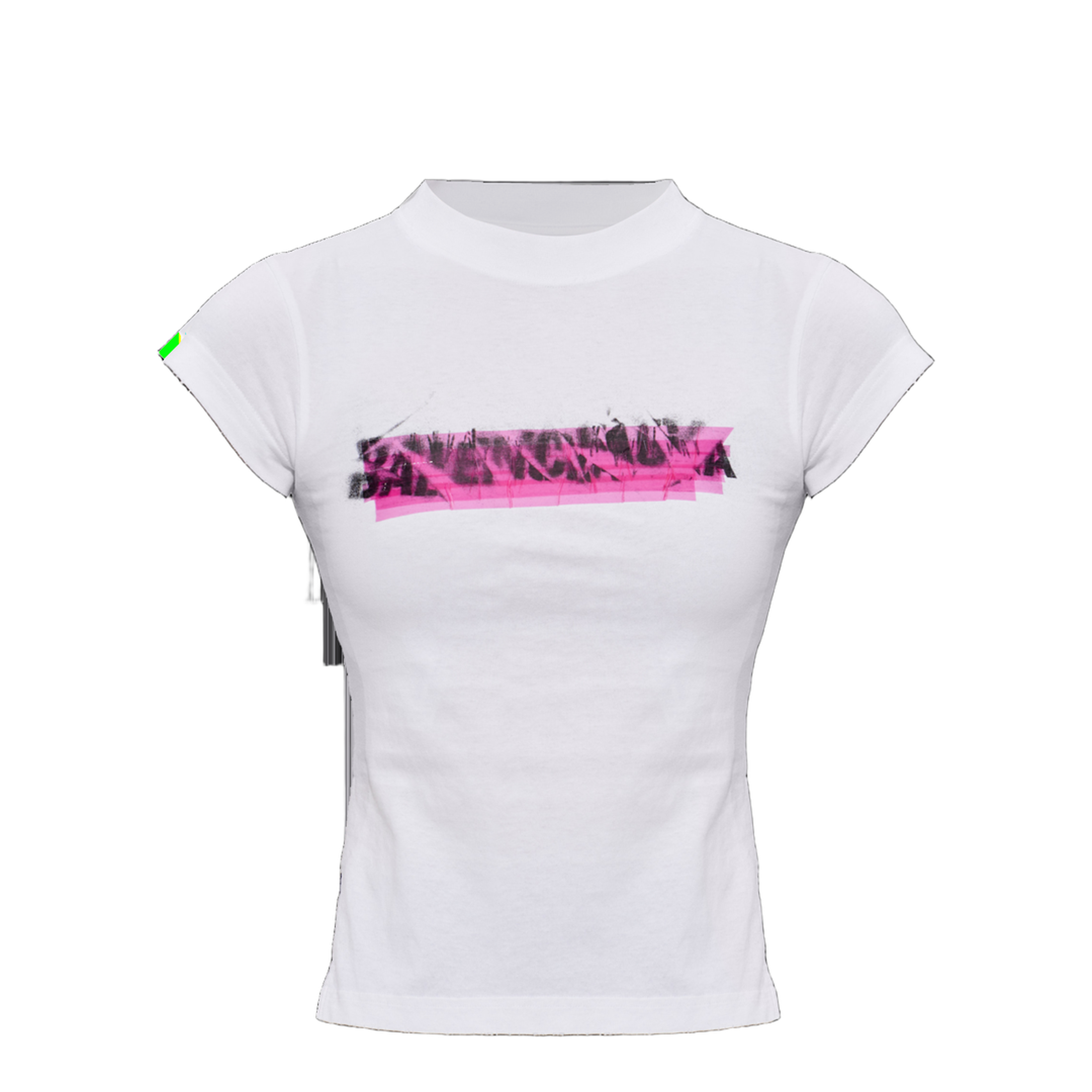 MAYFEYR - Balenciaga - Spray Chopped Back T-Shirt White - 871744TUVI69000