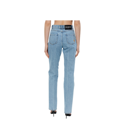 Straight Leg Jeans Light Blue