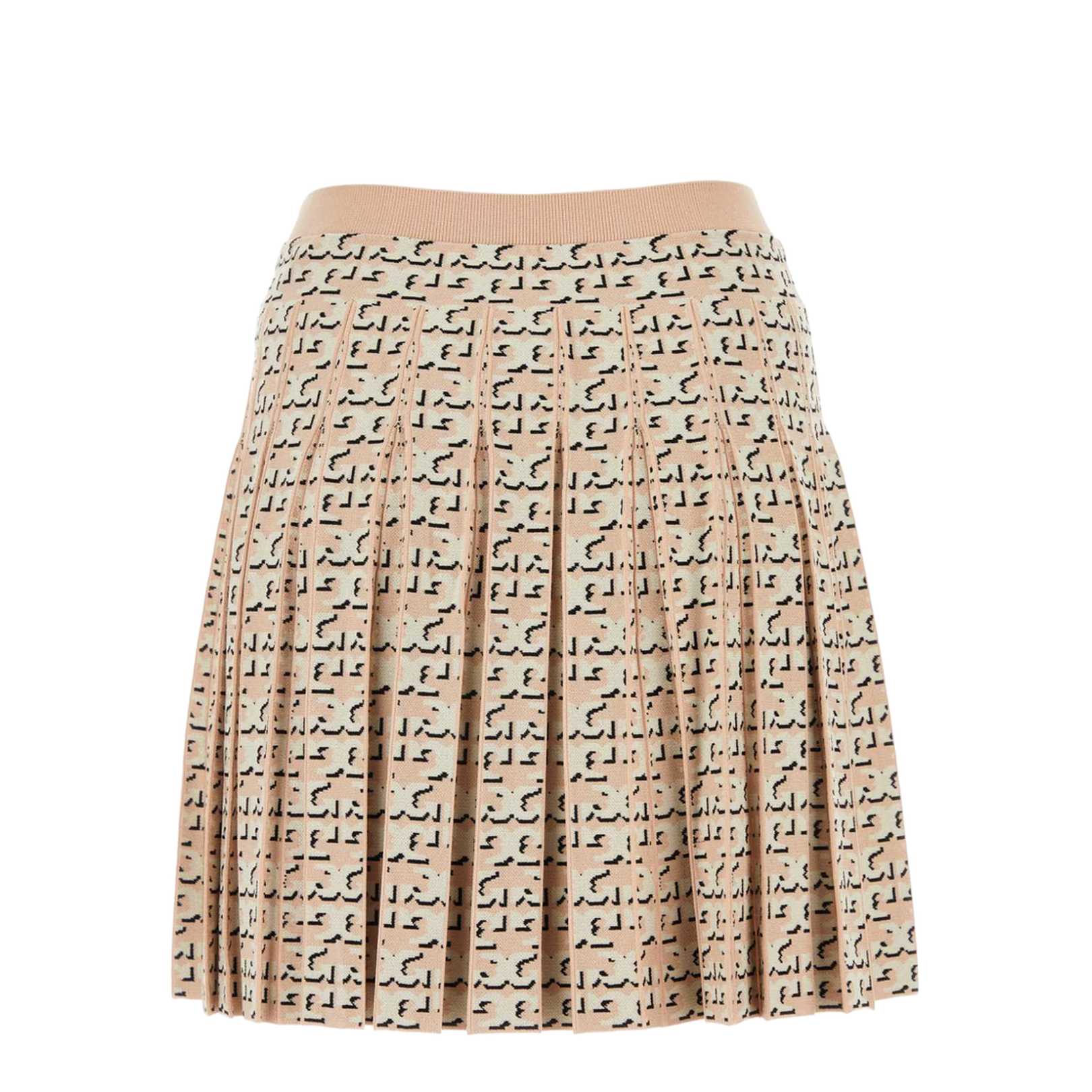 Embroidered Viscose Blend Skirt