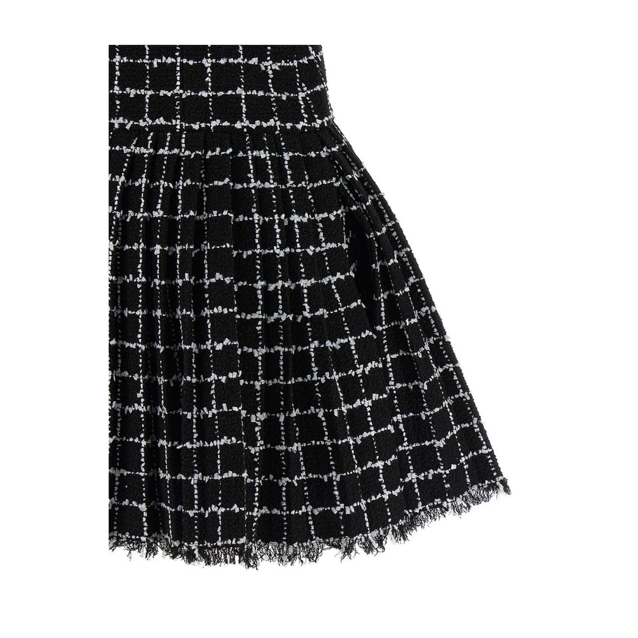 Tweed Dress Chain Straps