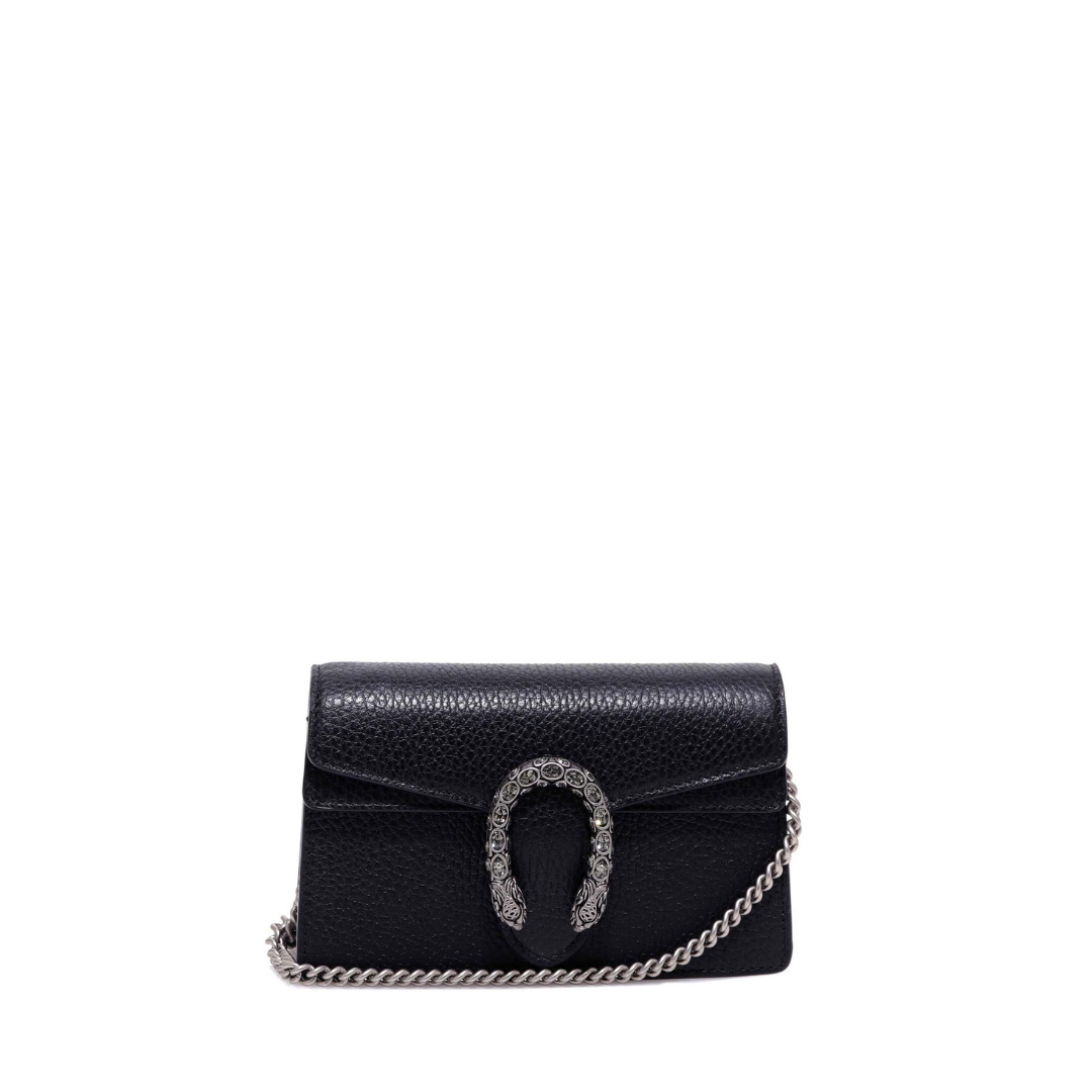 Dionysus Super Mini Shoulder Bag, Silver Hardware