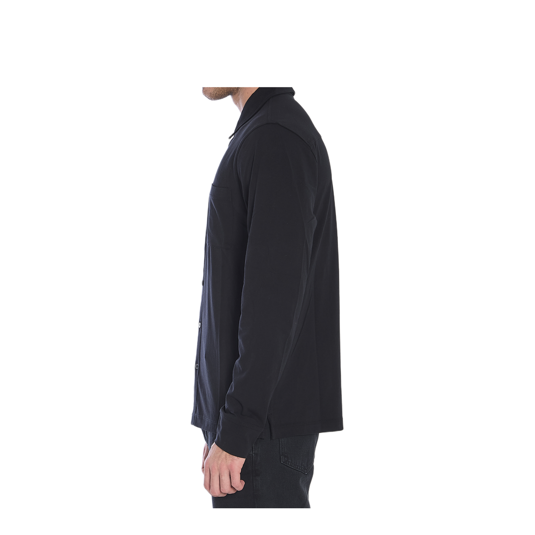 MAYFEYR - James Perse - Black Cotton Shirt - MCFJ3442BLK