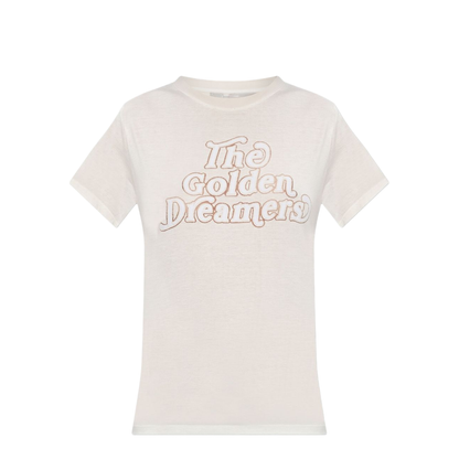 White T-Shirt with Print on the Front