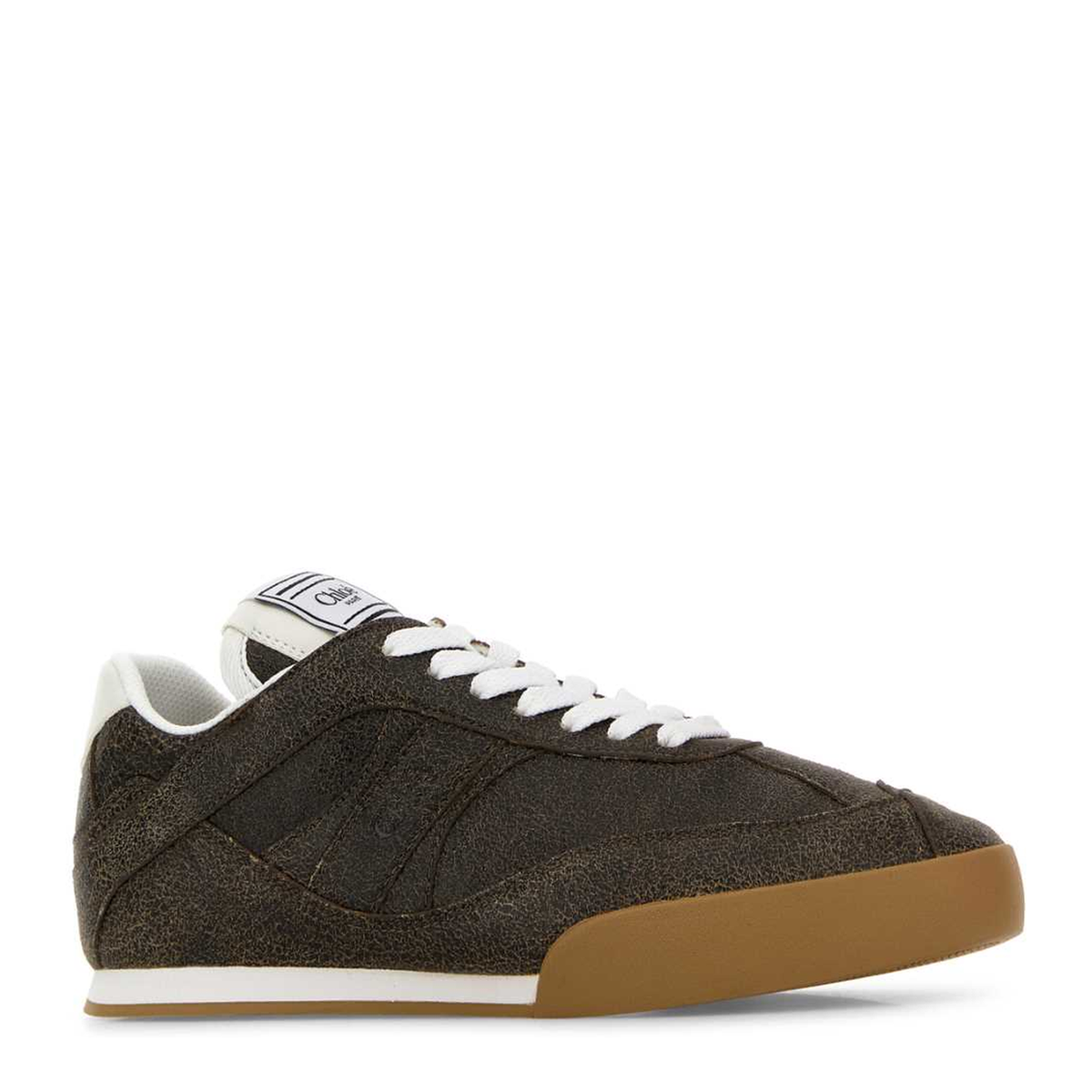 MAYFEYR - Chloè - Brown Leather Sneakers - CHC25W07ITQ23O
