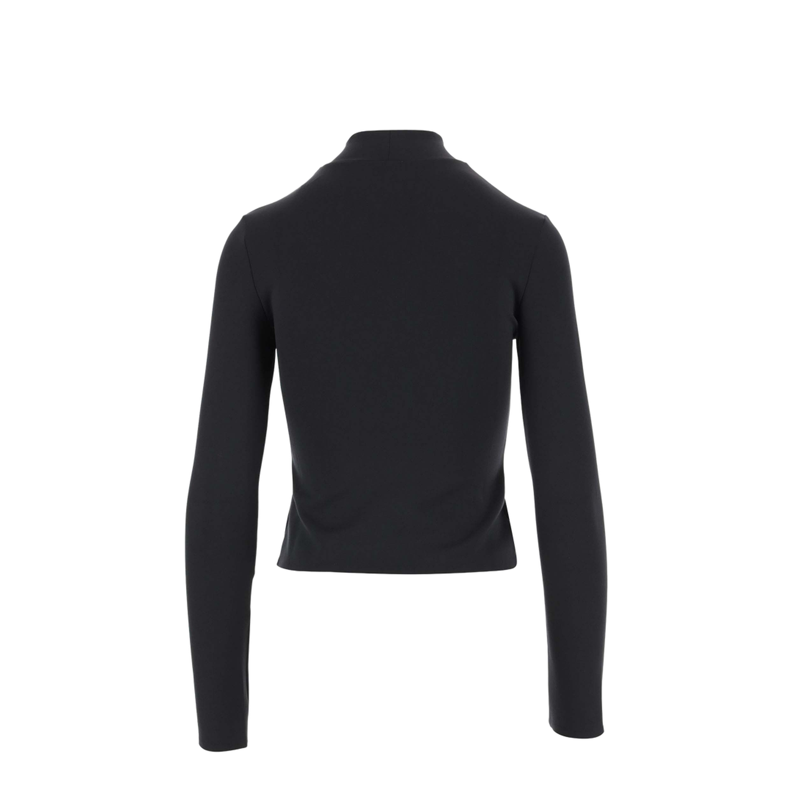 Stretch Jersey Crop Top with Logo