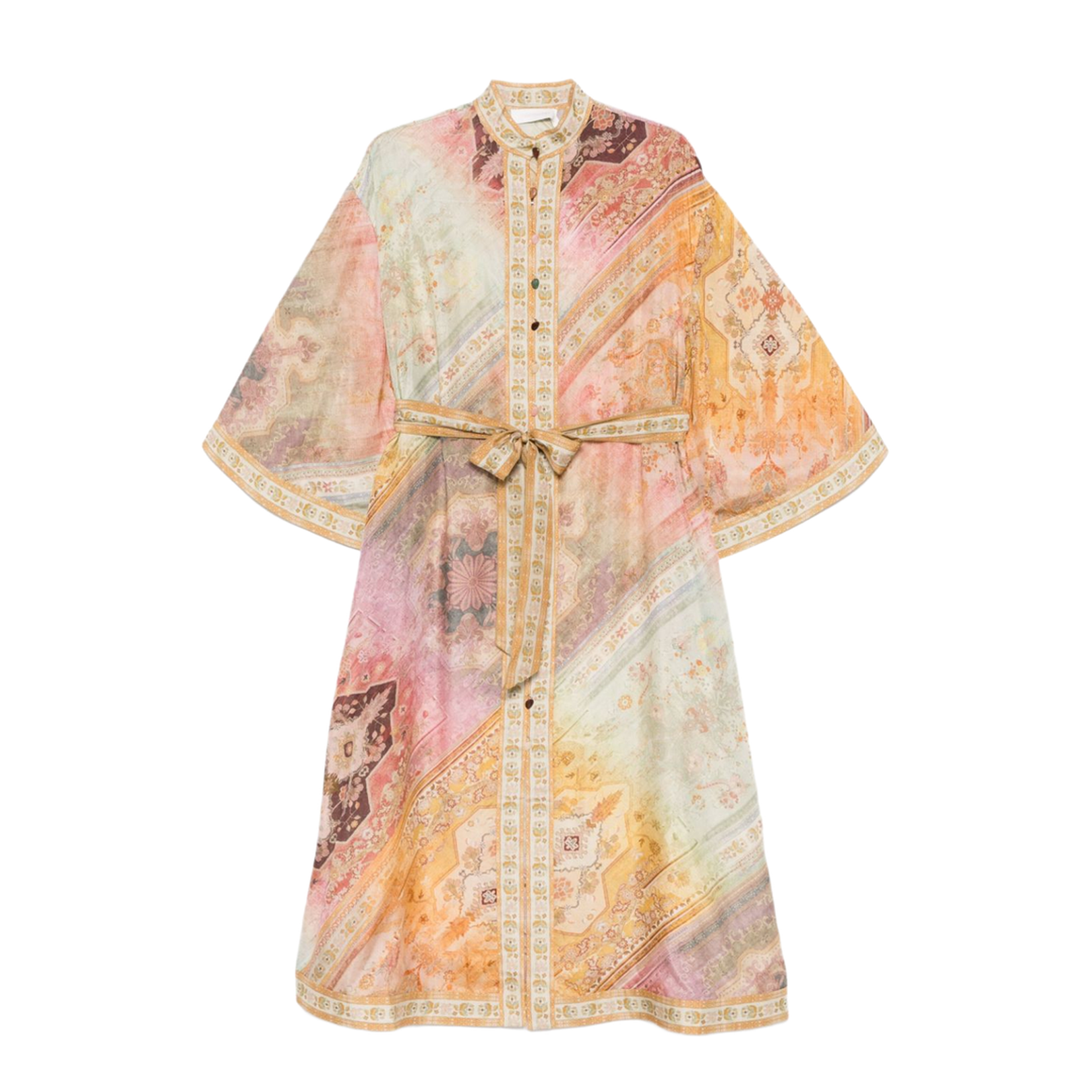 Multi-Colour Midi Dress