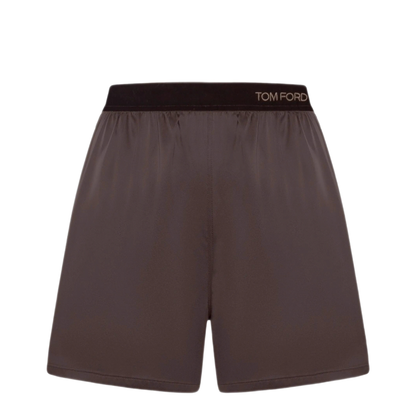 MAYFEYR - Tom Ford - Logo-Waistband Silk Shorts - SH0080FAX1720