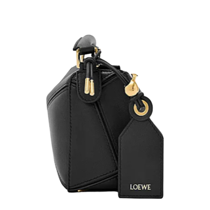 Mini Featherlight Puzzle Bag in Nappa Lambskin Black