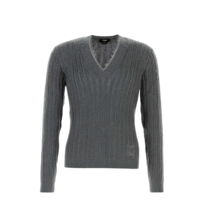 MAYFEYR - Fendi - Knitwear V Neck - FZE068AVNTF0XDA