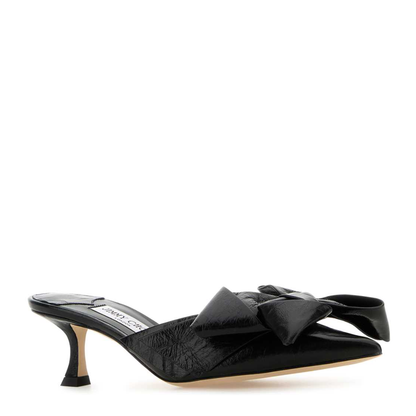 MAYFEYR - Jimmy Choo - Staz Mule 50 Black - STAZMULE50GWGBLACK