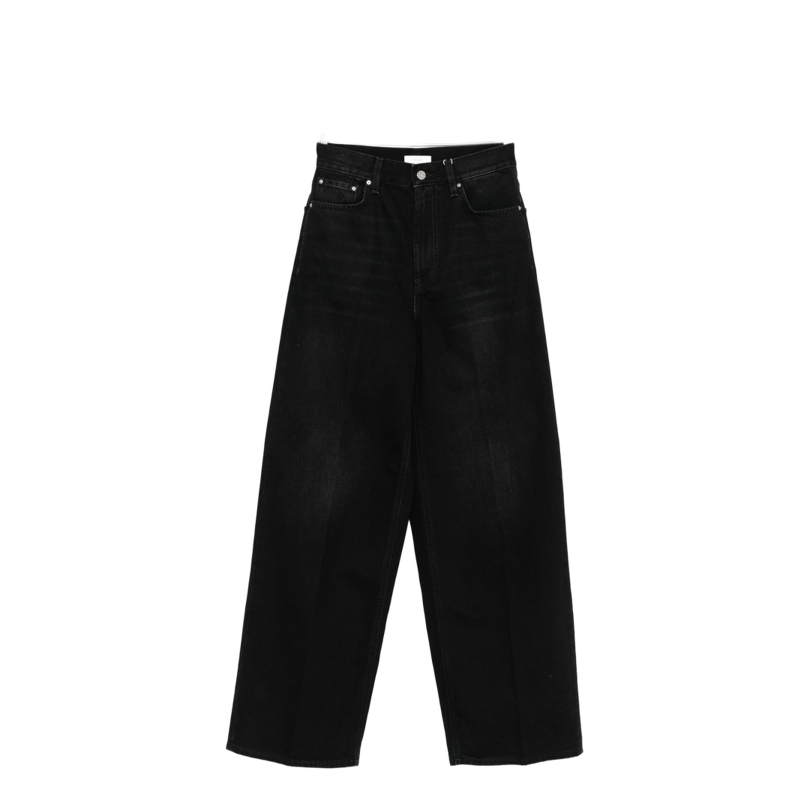 Wide-leg denim jeans
