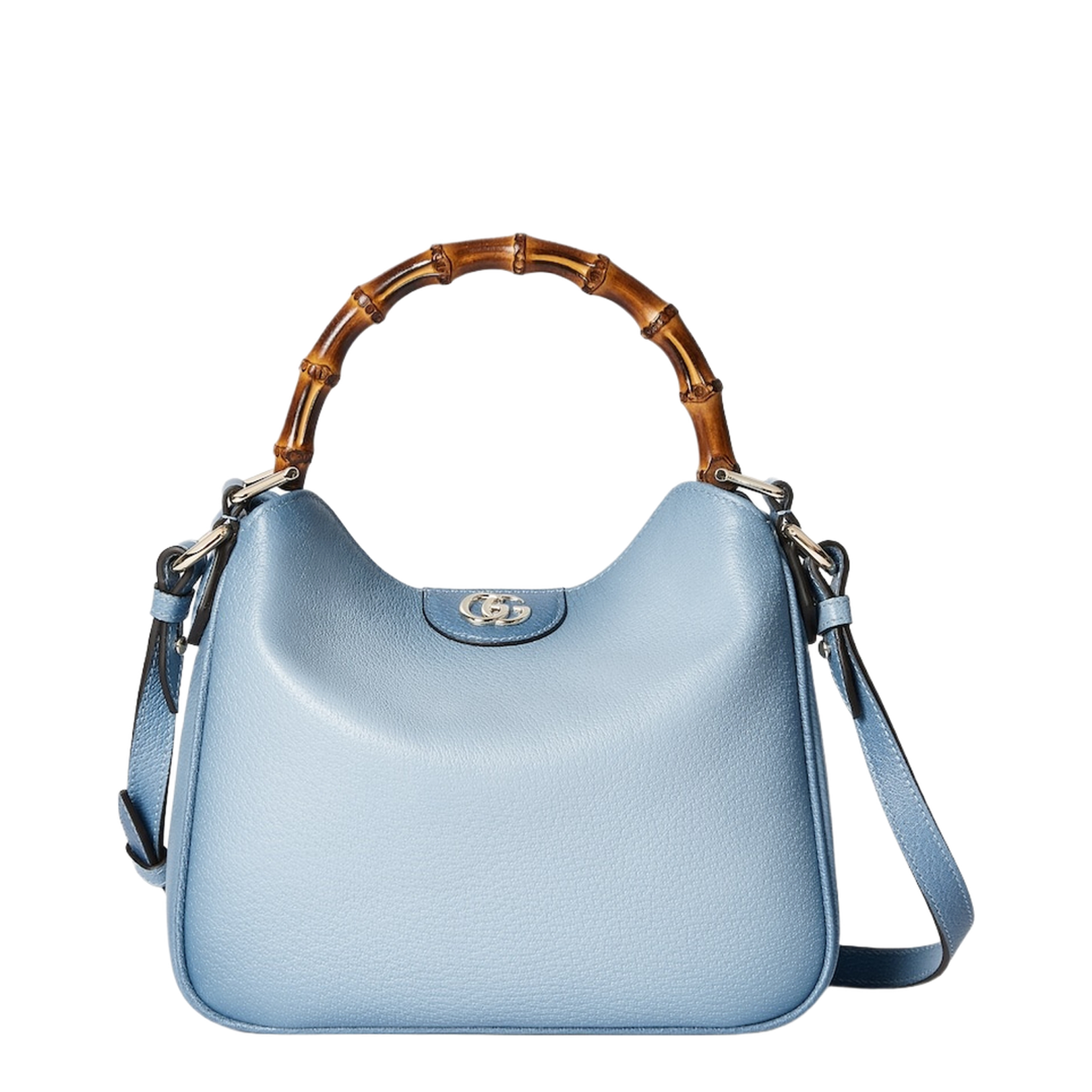 Diana Small Shoulder Bag in Gradient Blue Leather