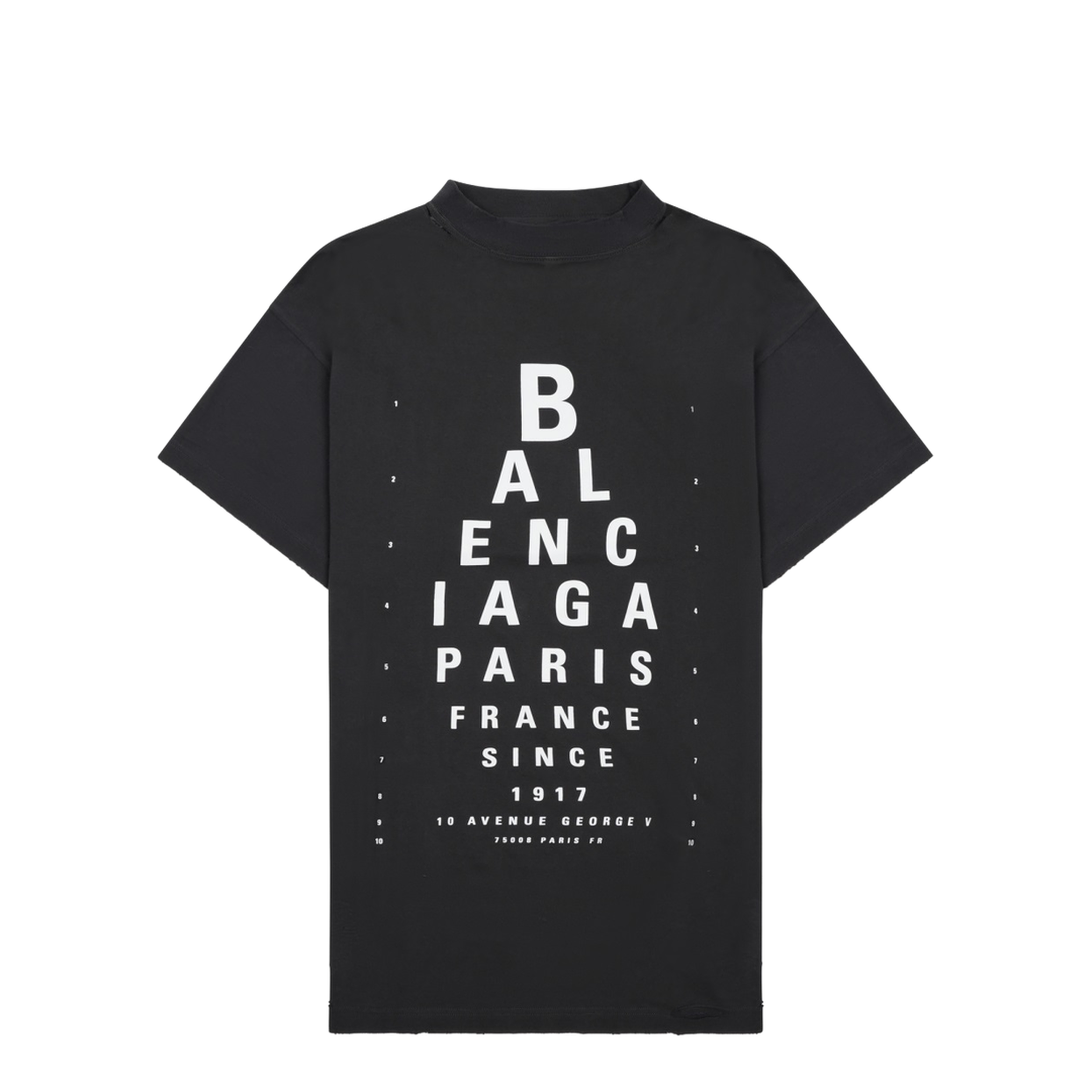 Black Mock Neck Drop Shoulder Short Sleeves