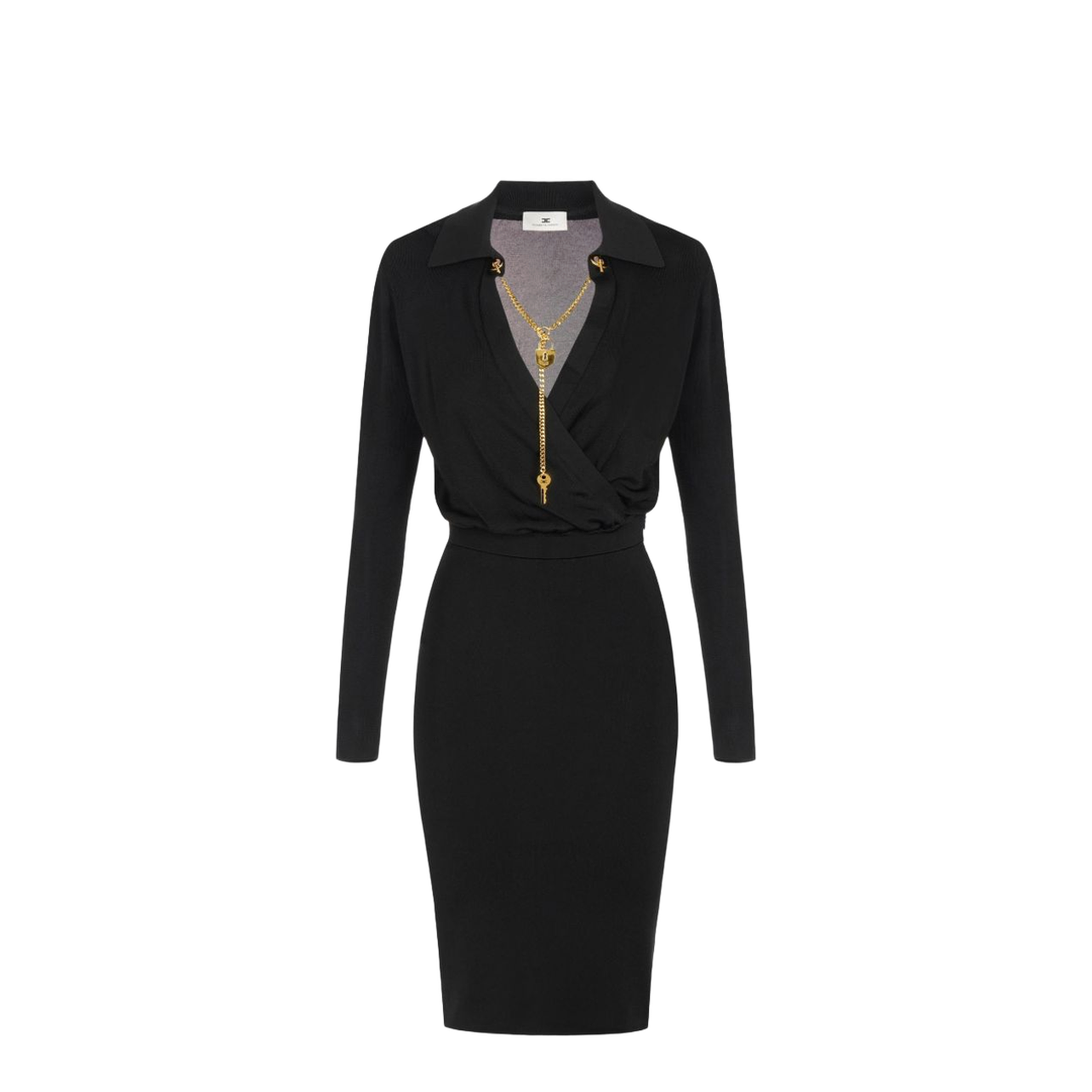MAYFEYR - Elisabetta Franchi - Dresses Black - AM19S66E2110