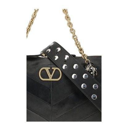 MAYFEYR - Valentino - Panthea Chevron Medium Shoulder Bag - 9W2B0S70UYF